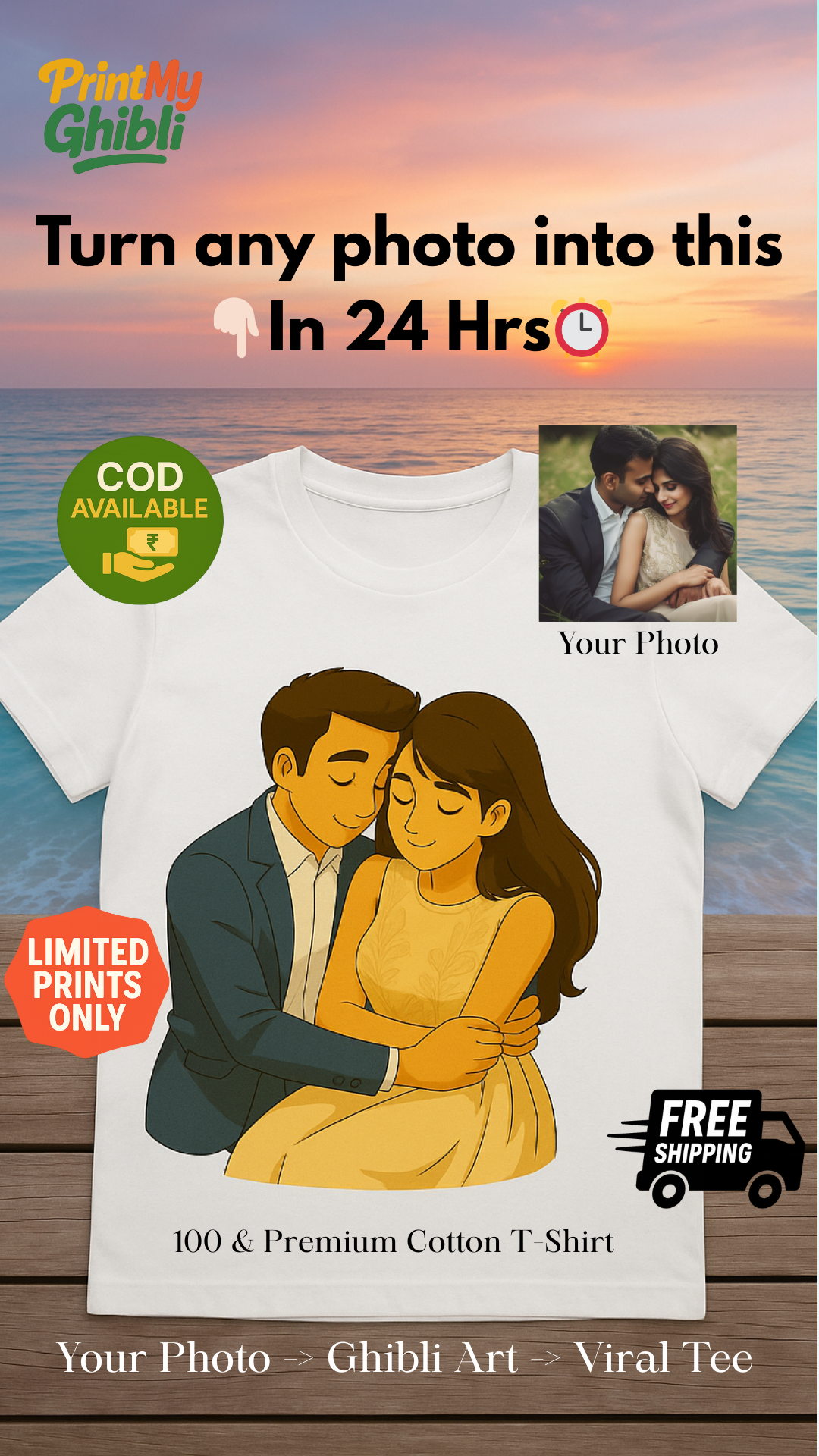 Insta Viral Ghibli T-Shirt